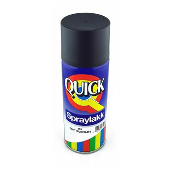 Produktbilde for Spraylakk 400ml sort silkematt