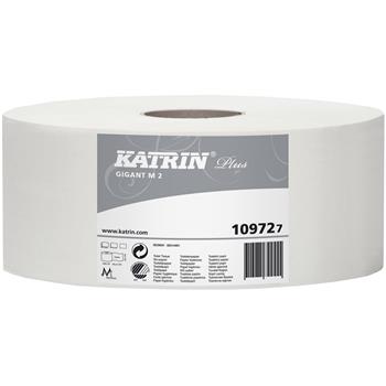 Produktbilde for Toalettpapir Classic Gigant M 2lag hvit 340m Katrin