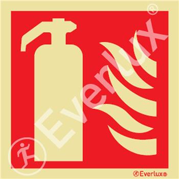 Produktbilde for Symbol brannslukker 10x10cm