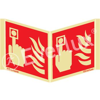 Produktbilde for Symbol brannmelder plog 10x10cm