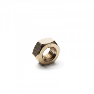 Produktbilde for 6-kt mutter M6 messing DIN 934