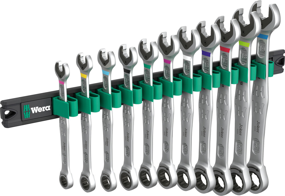 Produktbilde for 9630 Magnetstripe 6000 Joker 1 skrallenøkkelsett, 11-deler