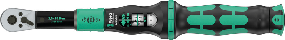 Produktbilde for Click-Torque Lock A 5 momentnøkkel, 2,5-25 Nm, 1/4