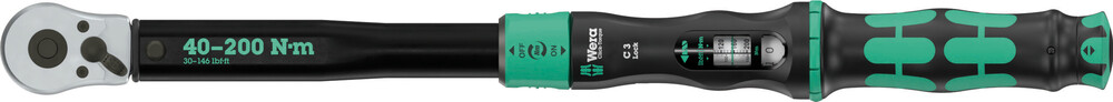 Produktbilde for Click-Torque Lock C 3 momentnøkkel, 40-200 Nm, 1/2