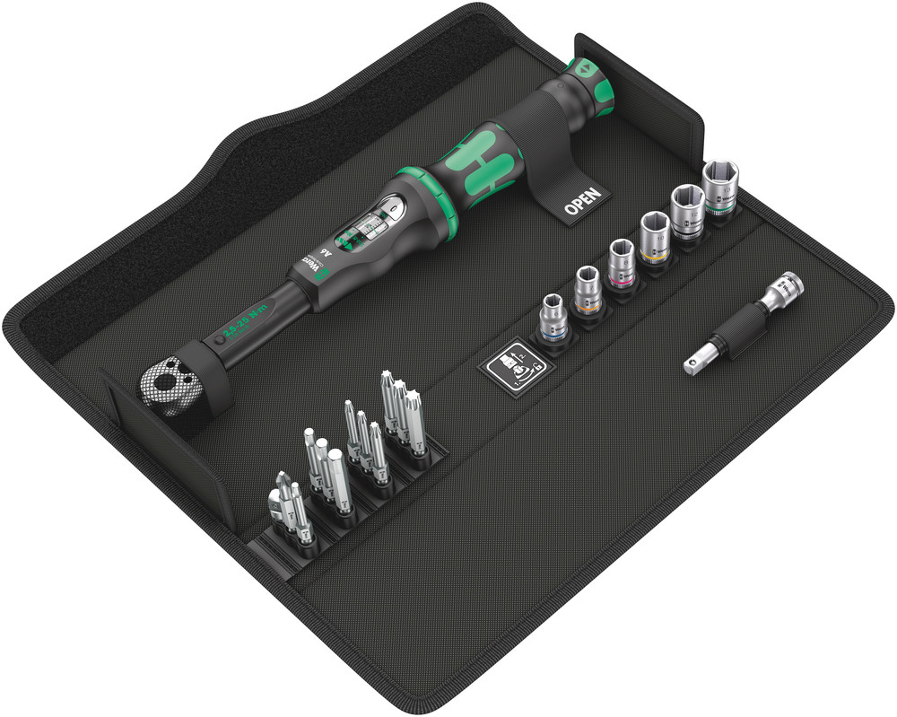 Produktbilde for Click-Torque A 6 Set 1, 2,5-25Nm 20-deler momentnøkkelsett