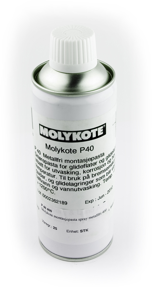 MOLYKOTE® P40 Paste V1 Metallfri montasjepasta T O Slettebøe AS