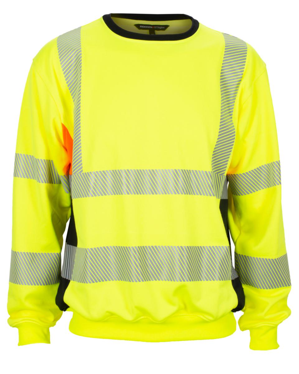 Produktbilde for Collegegenser BS Gjøvik HiVis kl.3 gul/svart