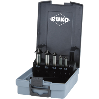 Produktbilde for Ruko forsenkersett HSS Ultimatecut 5 stk 6,3-25,0mm