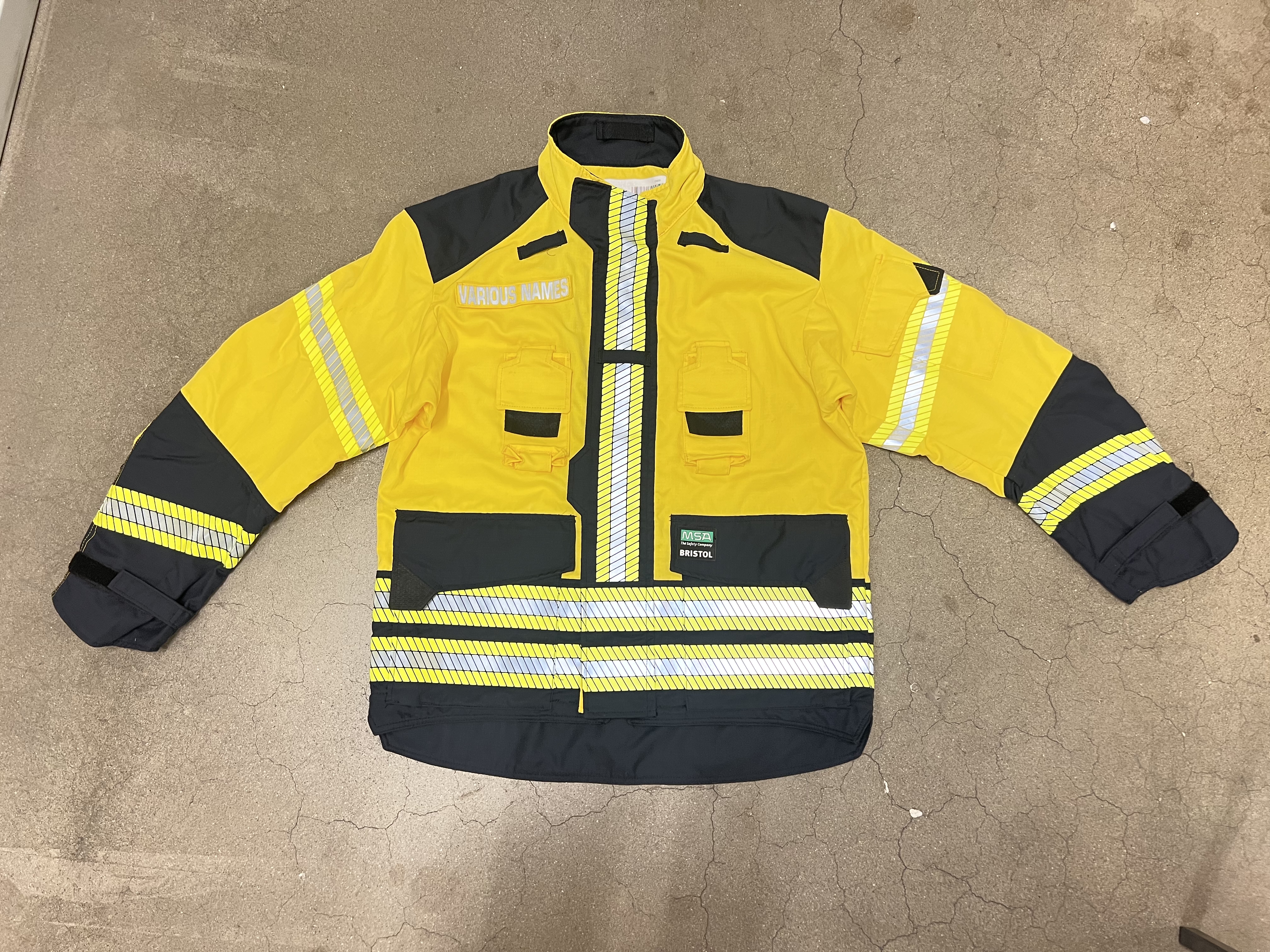 Produktbilde for Jakke Herre Bryst: L (108-115cm) Høyde: Reg (172-179cm) gul