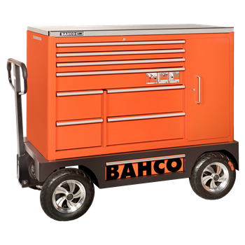 Produktbilde for Bahco verktøyvogn 9 skuffer og sidekap