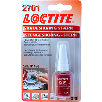 Produktbilde for Loctite 2701 Gjengelåsing sterk 5ml