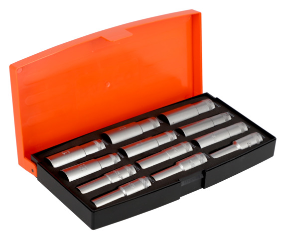 Produktbilde for Bahco sett med langpiper 1/2 10-21mm