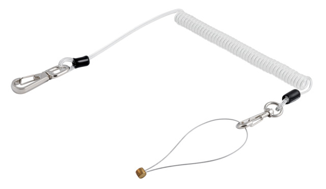 Produktbilde for Bahco spiralsnor m/svivel karabin