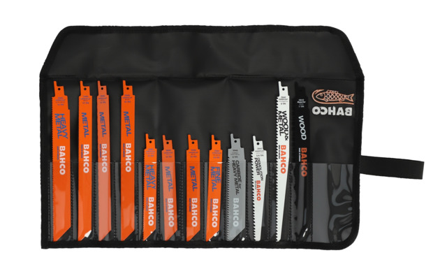 Produktbilde for Bahco bajonettsagbladsett BiM til Metall 12stk