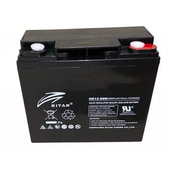 Produktbilde for Ritar AGM Batteri 12V 22AH - RT12180 Standard