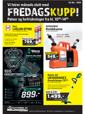 Fredagskupp! 29.05.2026