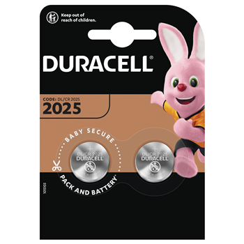 Produktbilde for Duracell CR2025 batteri 3V lithium 2stk