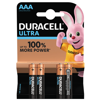 Produktbilde for Duracell Ultra Power 1,5V AAA 4stk Alkaliske batteri