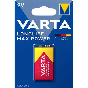 Produktbilde for Varta Longlife Max Power 9V 1 Pack (B)