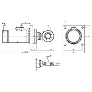 Produktbilde for KM hydraulikk sylinder, type DVLF