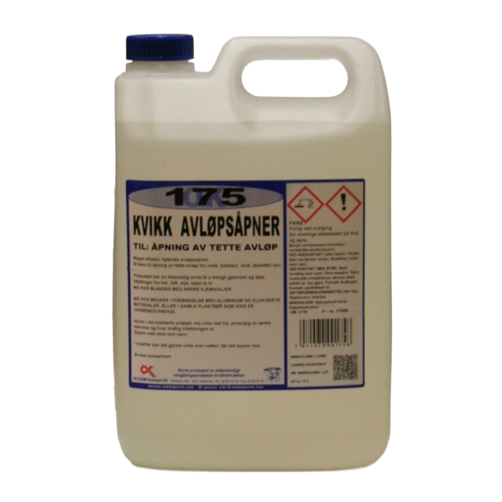 Produktbilde for OK 175 KVIKK Avløpsåpner 5 liters kanne