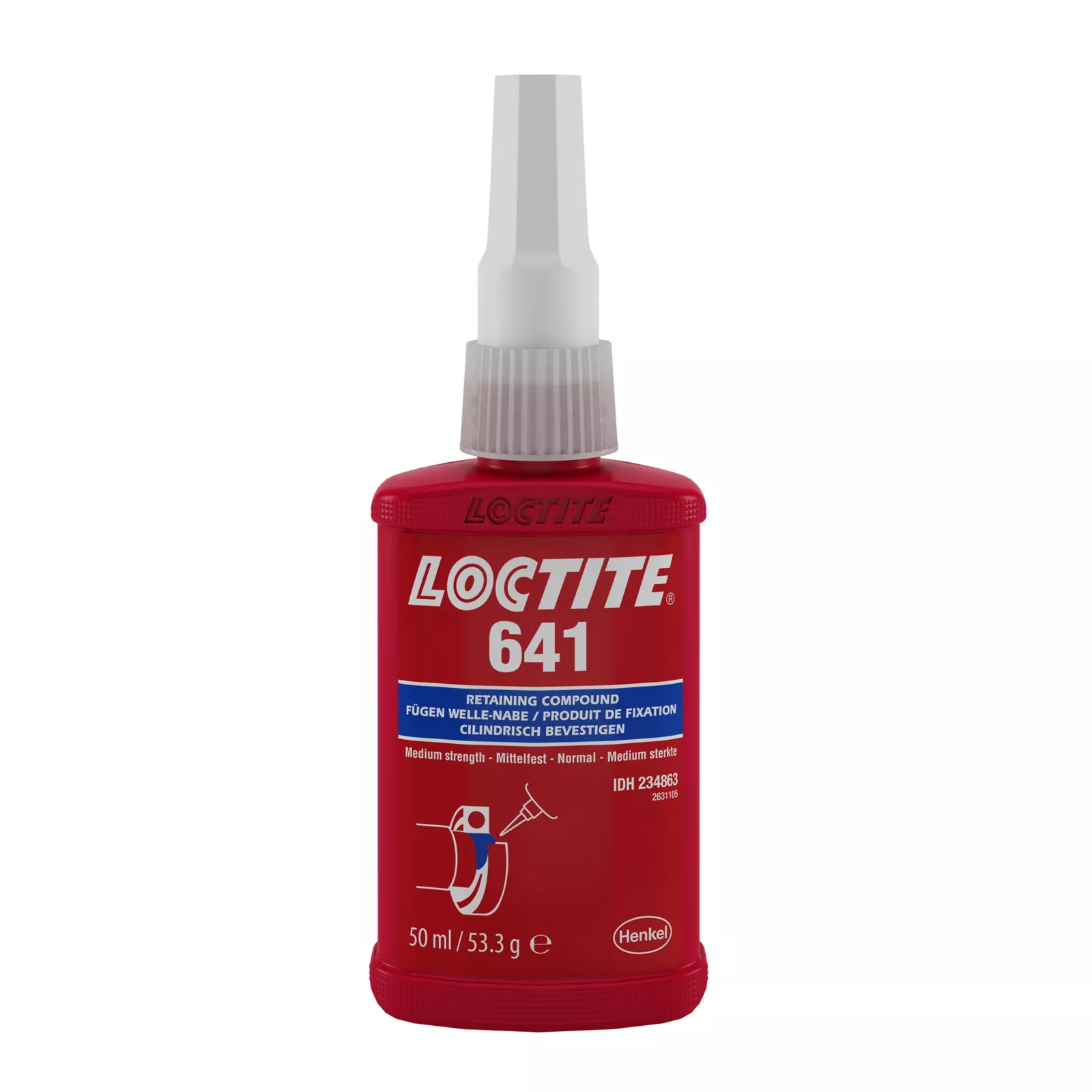 Produktbilde for Loctite 641 lagermontering 50ml
