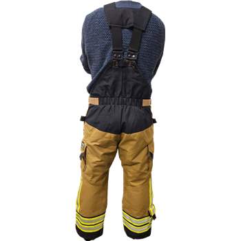 Produktbilde for MSA BRISTOL X4 Bukse Gold-Black Titan 1220 Nomex mann str.M