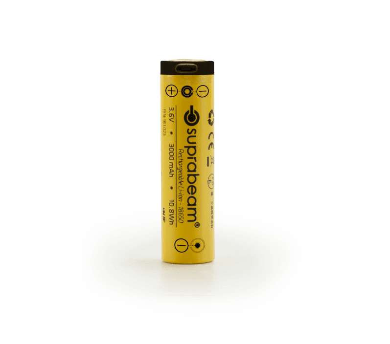 Produktbilde for Suprabeam oppladbart batteri Q3R Li-ion 3000mAh USB-C