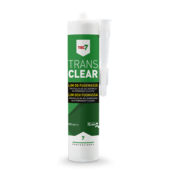 Produktbilde for Tec7 Trans Clear lim, fug-og tettemasse klar 310ml
