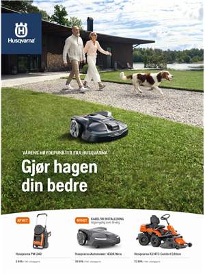 Husqvarna - Gjør hagen din bedre 2023