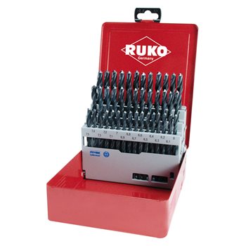 Produktbilde for Ruko spiralborsett HSS-G 6-10mm 41stk