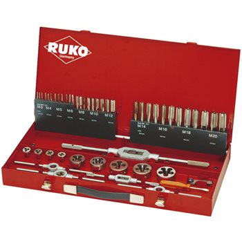 Produktbilde for Ruko håndgj.tapper/bakker M3-M20 54-deler