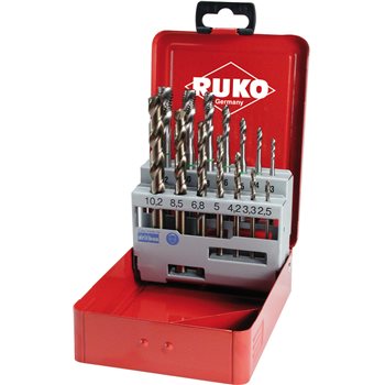 Produktbilde for Ruko maskingjengetappsett M3-M12 14-deler