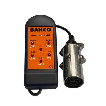 Produktbilde for Bahco tilhengerkontakt tester m/ 4m kabel