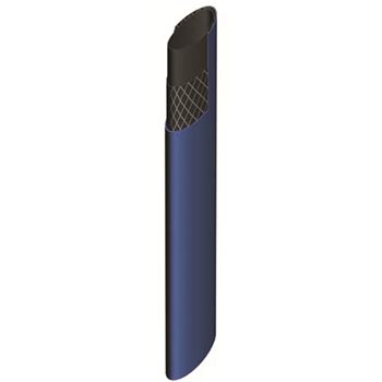 Produktbilde for Flatslange blå PVC