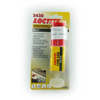 Produktbilde for Loctite epoxy sprøyte hurtig 3430 2x25ml