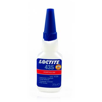 Produktbilde for Loctite hurtiglim forsterket klar 435 20g