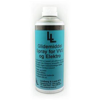 Produktbilde for LL glidespray 400ml for VVS & elektro