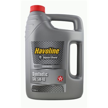 Produktbilde for Texaco olje Havoline syntetisk SAE 5W-40 4 liter
