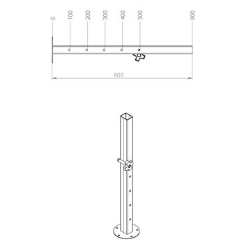 Produktbilde for Forlenger 500mm JONEX LIFTER PRO