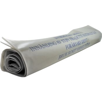 Produktbilde for Sekk for asbestavfall, 160my klar, 100x168cm