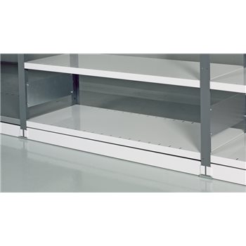 Produktbilde for Sokkellist / hylleforkant 1000x60mm hvit