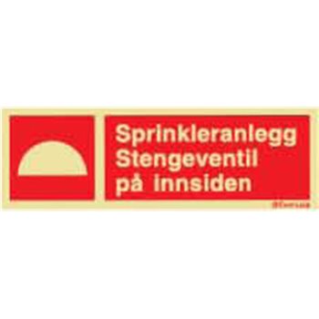 Produktbilde for Sprinkleranlegg stengeventil... + symbol