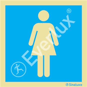 Produktbilde for Symbol toalett damer