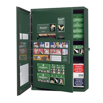 Produktbilde for Cederroth førstehjelpsskap m/refill 2909