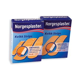 Produktbilde for Snøgg kvikkstrip plast økonomipakke 50stk