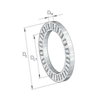 Produktbilde for Aksialrullekrans, serie K811..