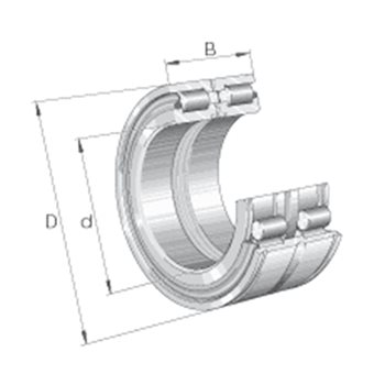 Produktbilde for Sylindrisk rullelager toradig, serie SL 04